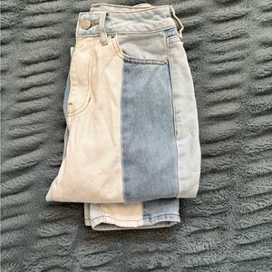 Pacsun Two-Tone Denim Mom jeans, size 22
